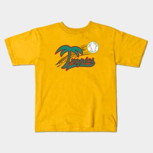 Defunct West Palm Beach Tropics Senior Baseball 1989 Kids T-Shirt